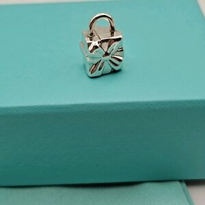 Silver Floral Charm